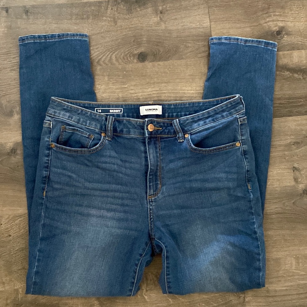 Sanoma skinny jeans size 14 inseam 29